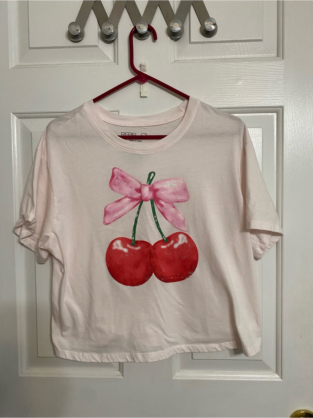 Women’s Pink Cherry Graphic Tee